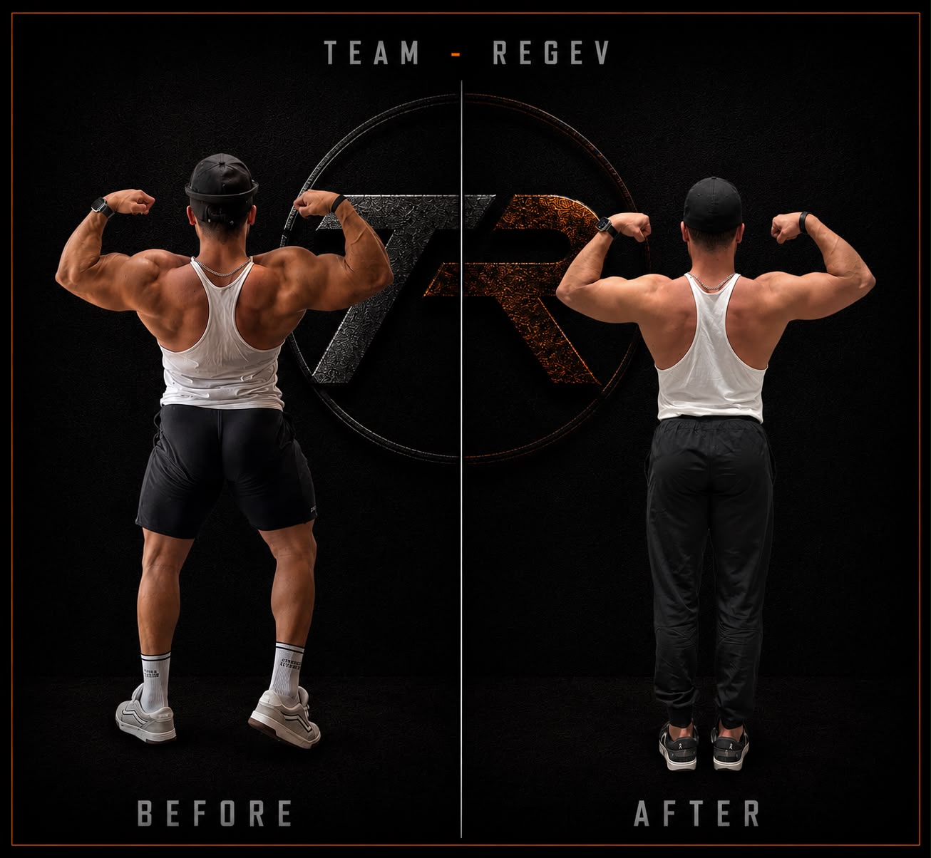לפני ואחרי — מתאמן Team Regev