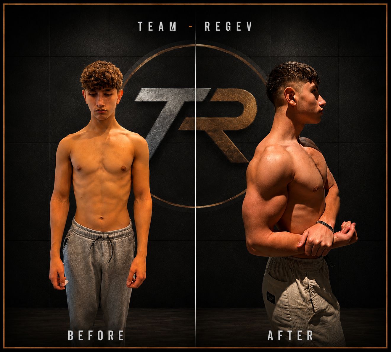 לפני ואחרי — מתאמן Team Regev